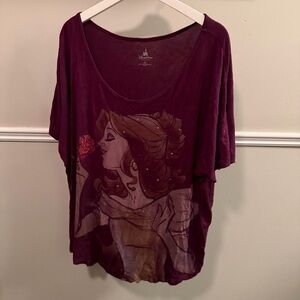Disney Parks Belle Beauty and the Beast Rhinestone Tee XXL